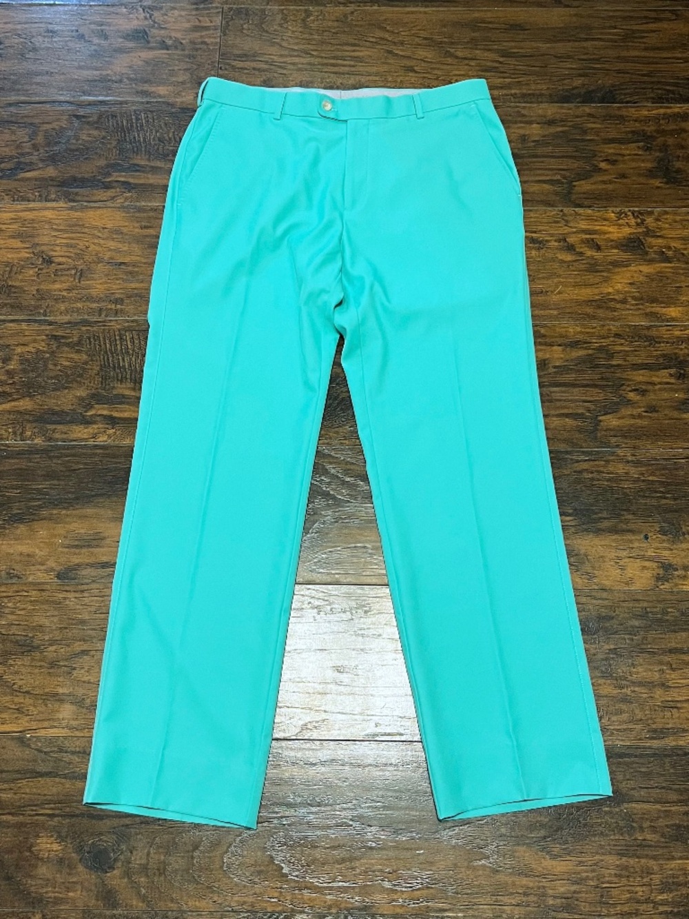 Peter Millar Crown Crafted Wicking Performance Golf Pants Men's 35 Aquamarine